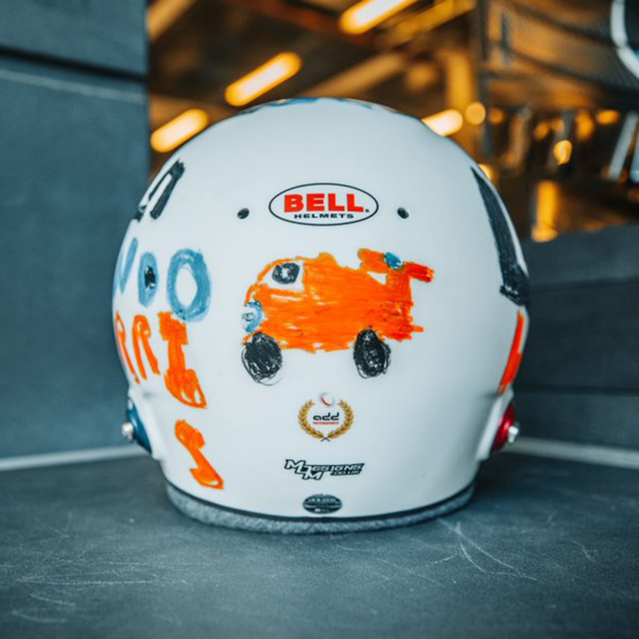 ランド・ノリス 2020年F1イギリスGP 特別ヘルメット③