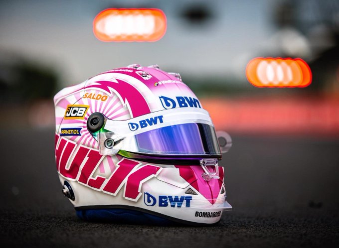 ニコ・ヒュルケンベルグ ヘルメット(2020年 F1 70周年記念GP)