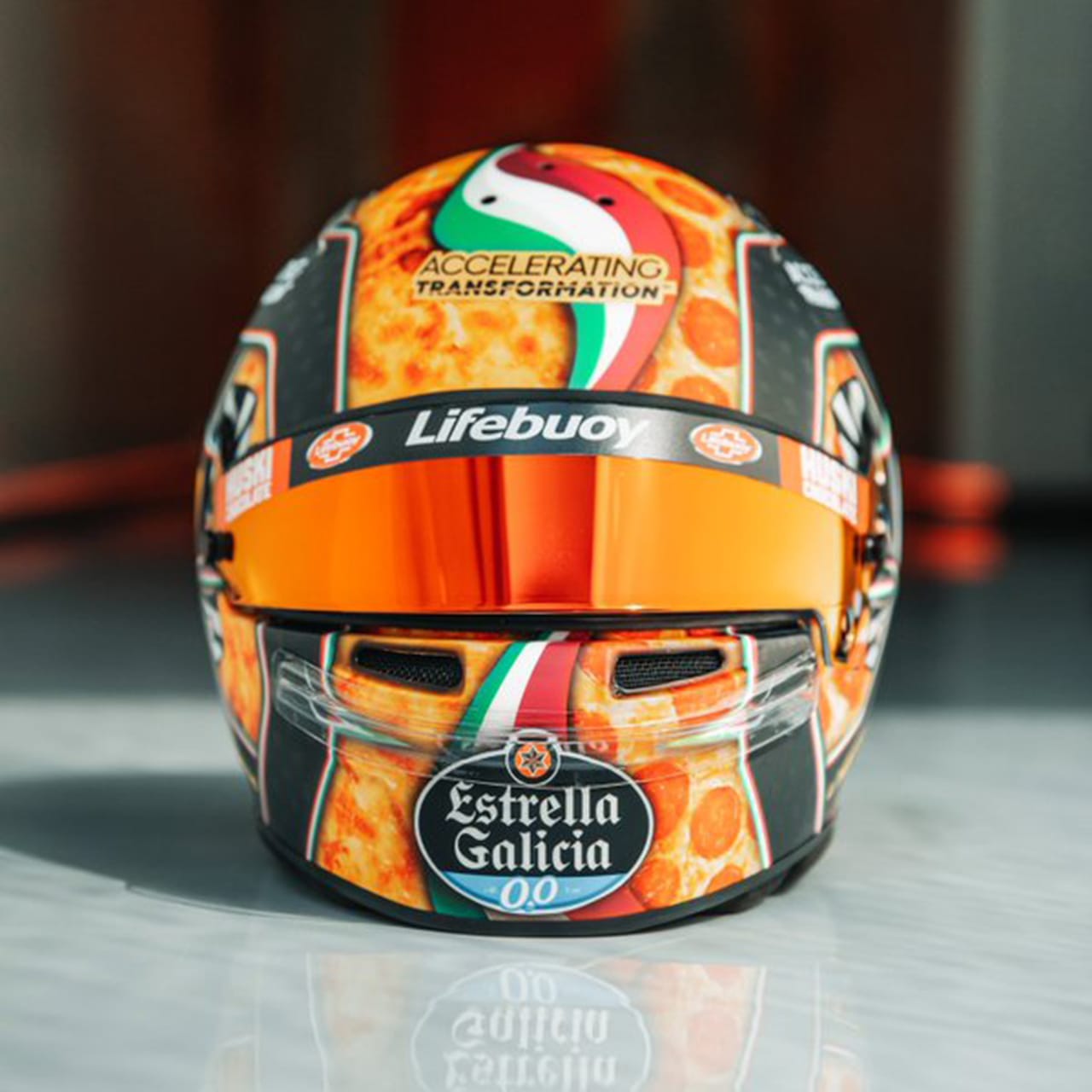 ランド・ノリス “ピザ”ヘルメット / 2020年 F1イタリアGP
