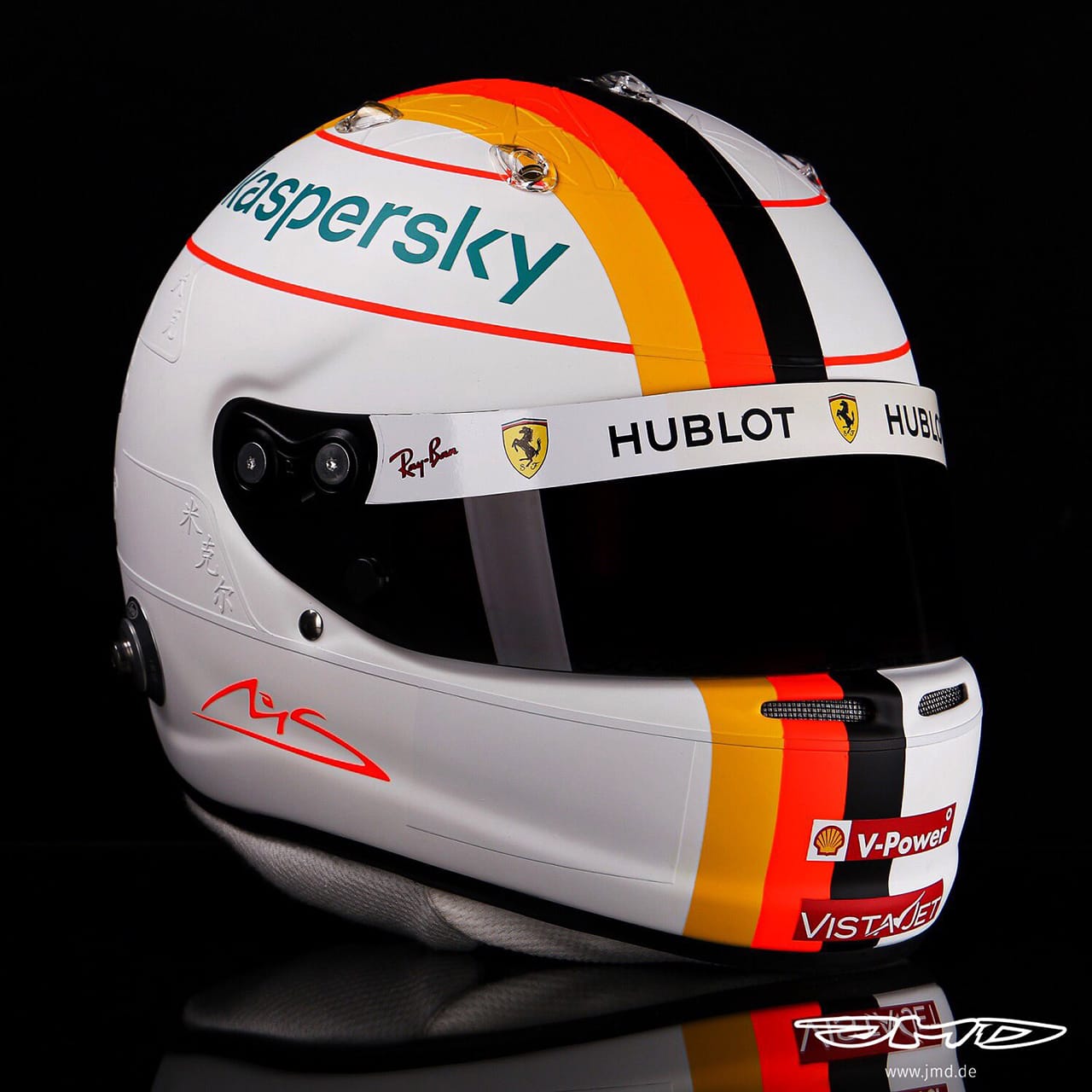 セバスチャン・ベッテル F1アイフェルGP ヘルメット