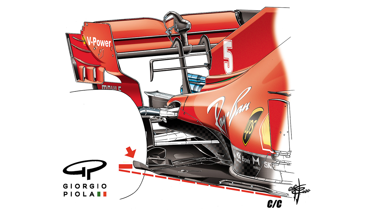 フェラーリ 2021年版フロア