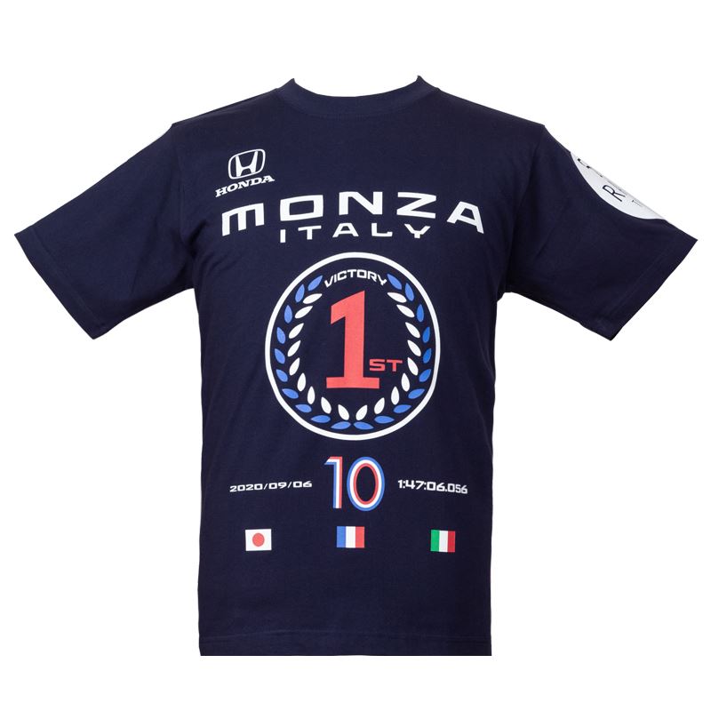 Scuderia AlphaTauri Honda 2020 優勝記念Tシャツ (MONZA) 1st
