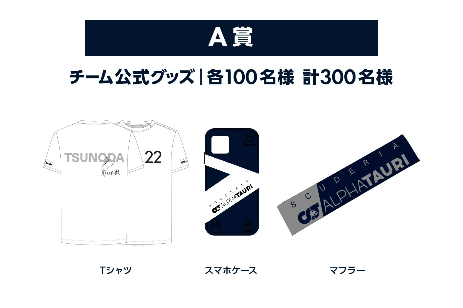 角田裕毅チーム公式グッズ