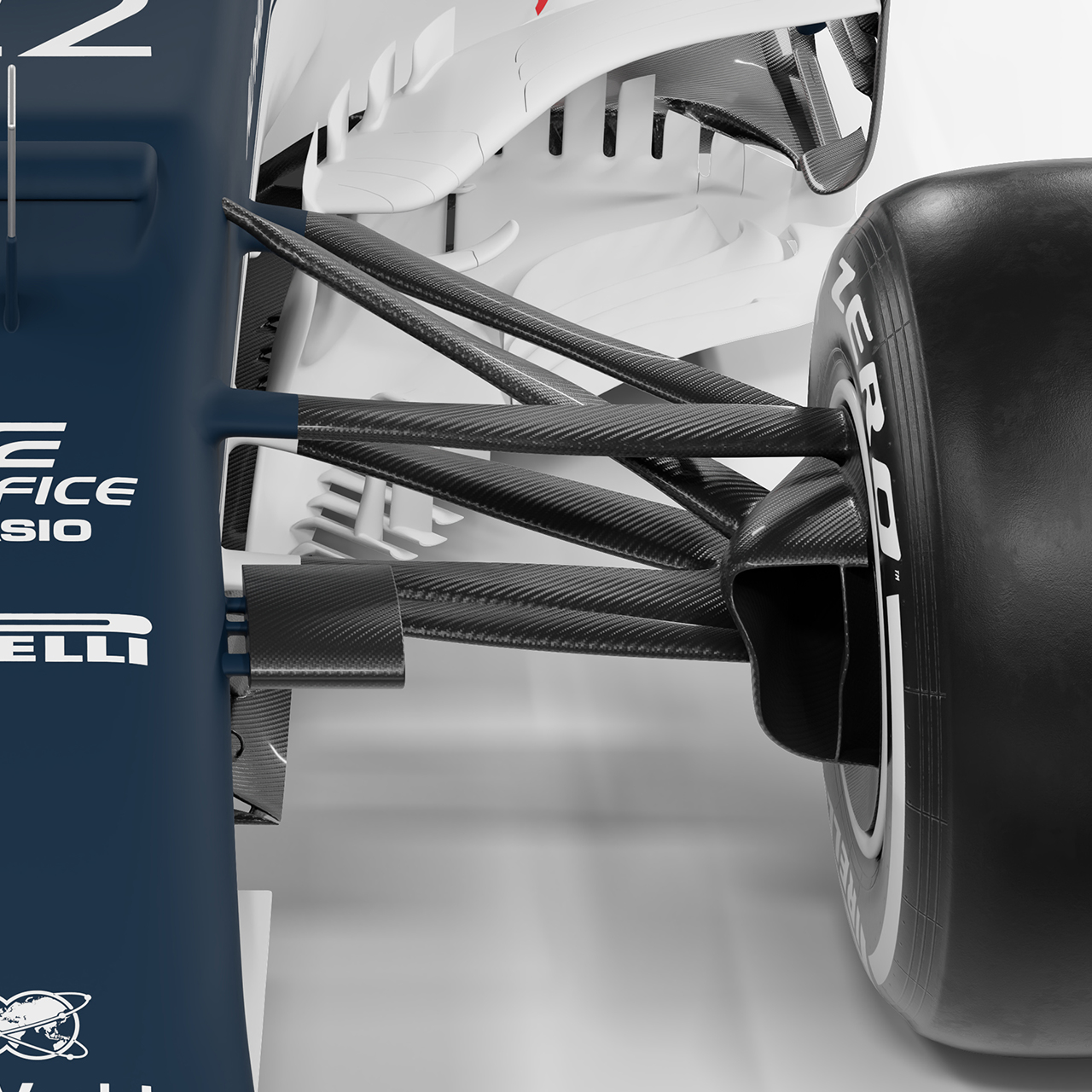 アルファタウリ・ホンダF1 AT02:フロントサスペンション
