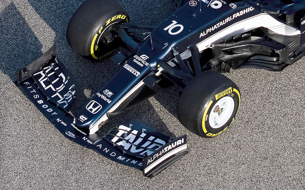 アルファタウリ・ホンダF1 AT02 シェイクダウン 画像