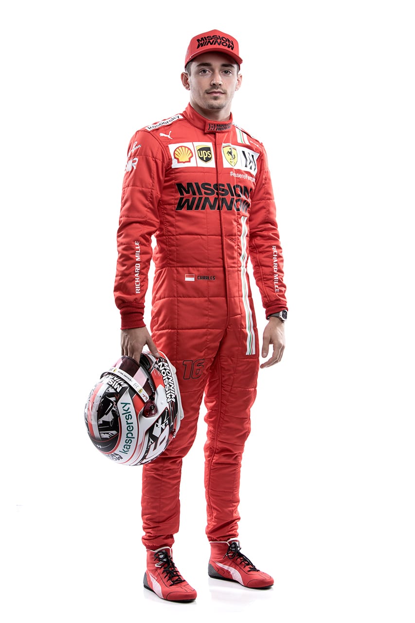 フェラーリ F1 2021年 レーシングスーツ:シャルル・ルクレール