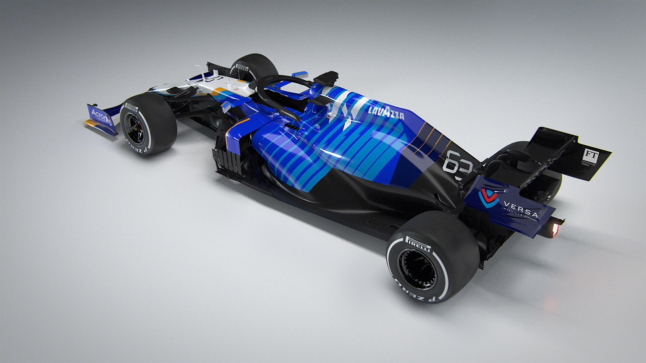 ウィリアムズF1 FW43B 画像(2021年F1マシン)