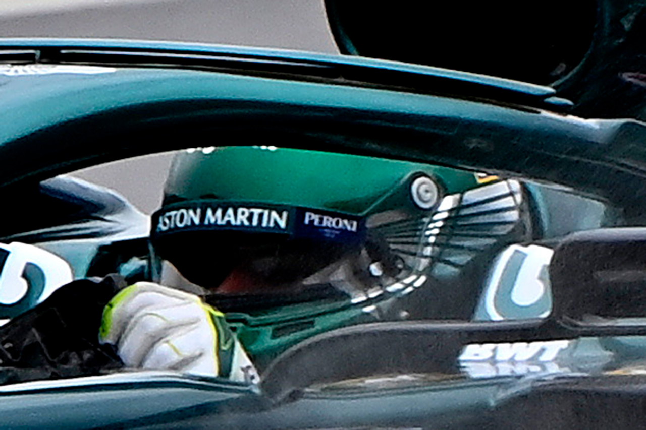 ランス・ストロール 2021年 F1ヘルメット