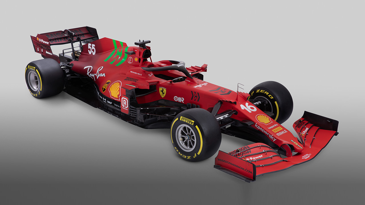 フェラーリF1 SF21 画像