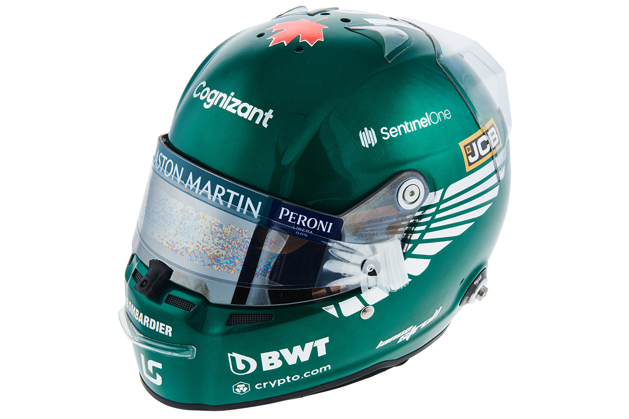ランス・ストロール 2021年 F1ヘルメット(アストンマーティンF1)