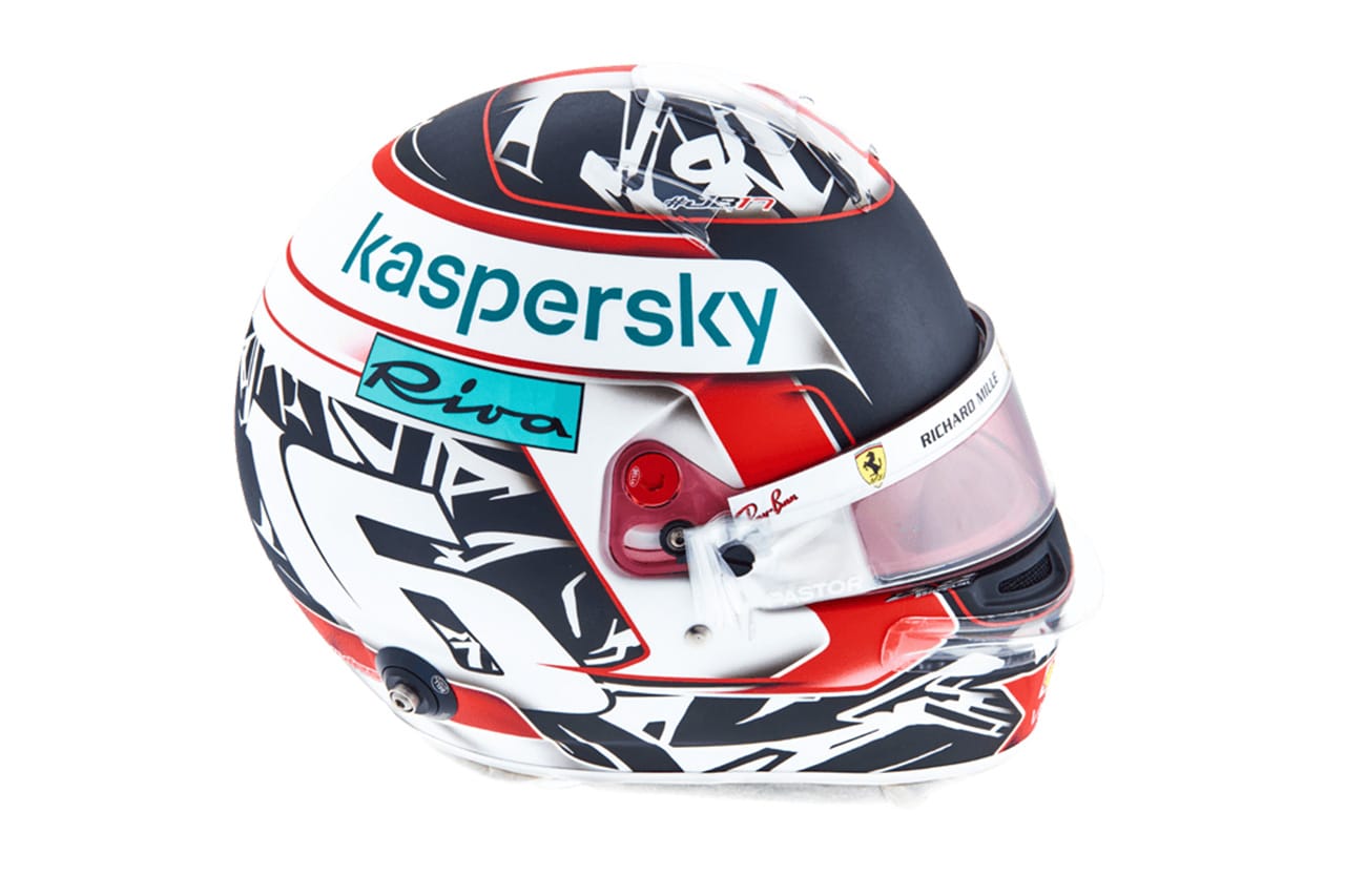 シャルル・ルクレール:2021年 F1ヘルメット