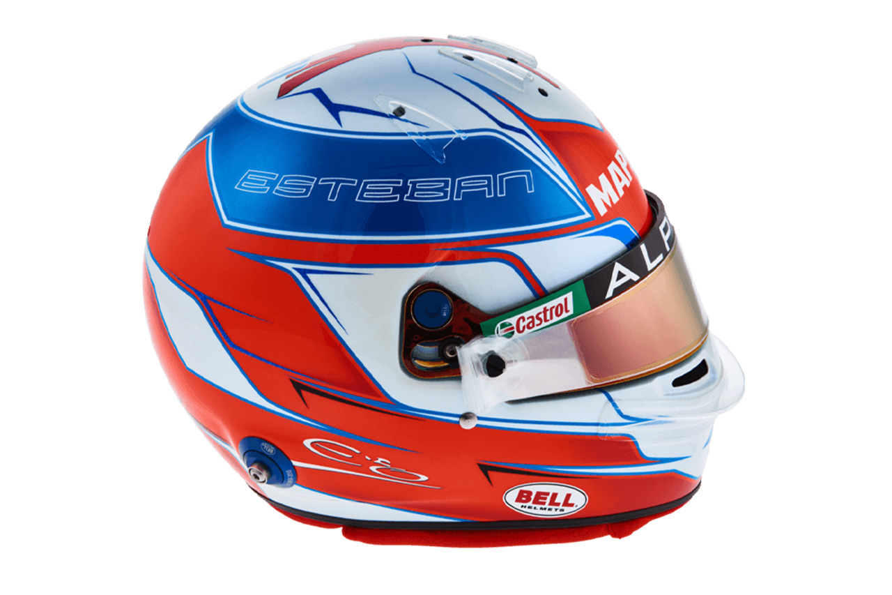 エステバン・オコン:2021年 F1ヘルメット