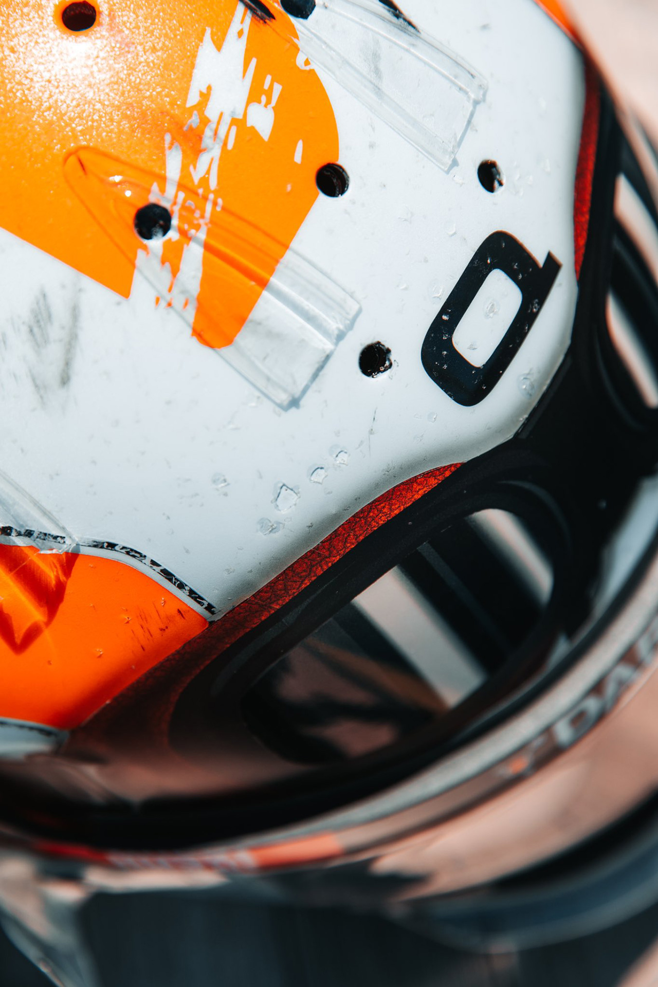 ランド・ノリス 2021 F1モナコGP ガルフカラー ヘルメット