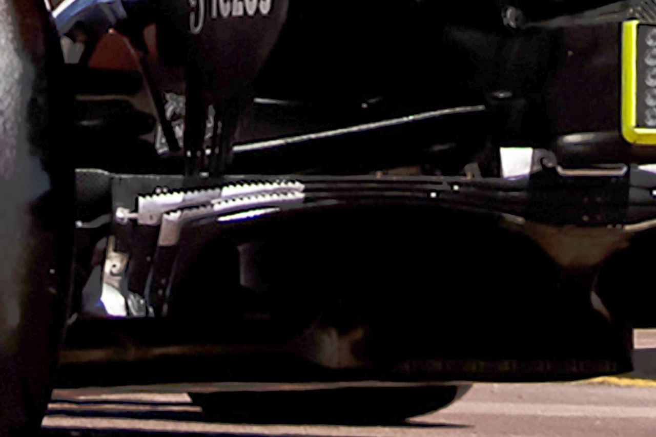 レッドブル・ホンダ RB16B ディフューザー上 / F1モナコGP