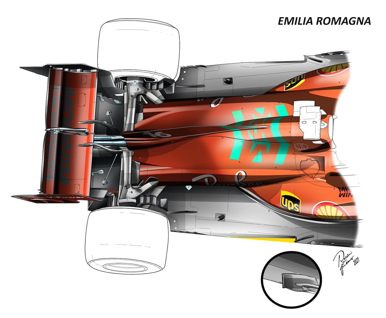 フェラーリF1 Z字型フロア