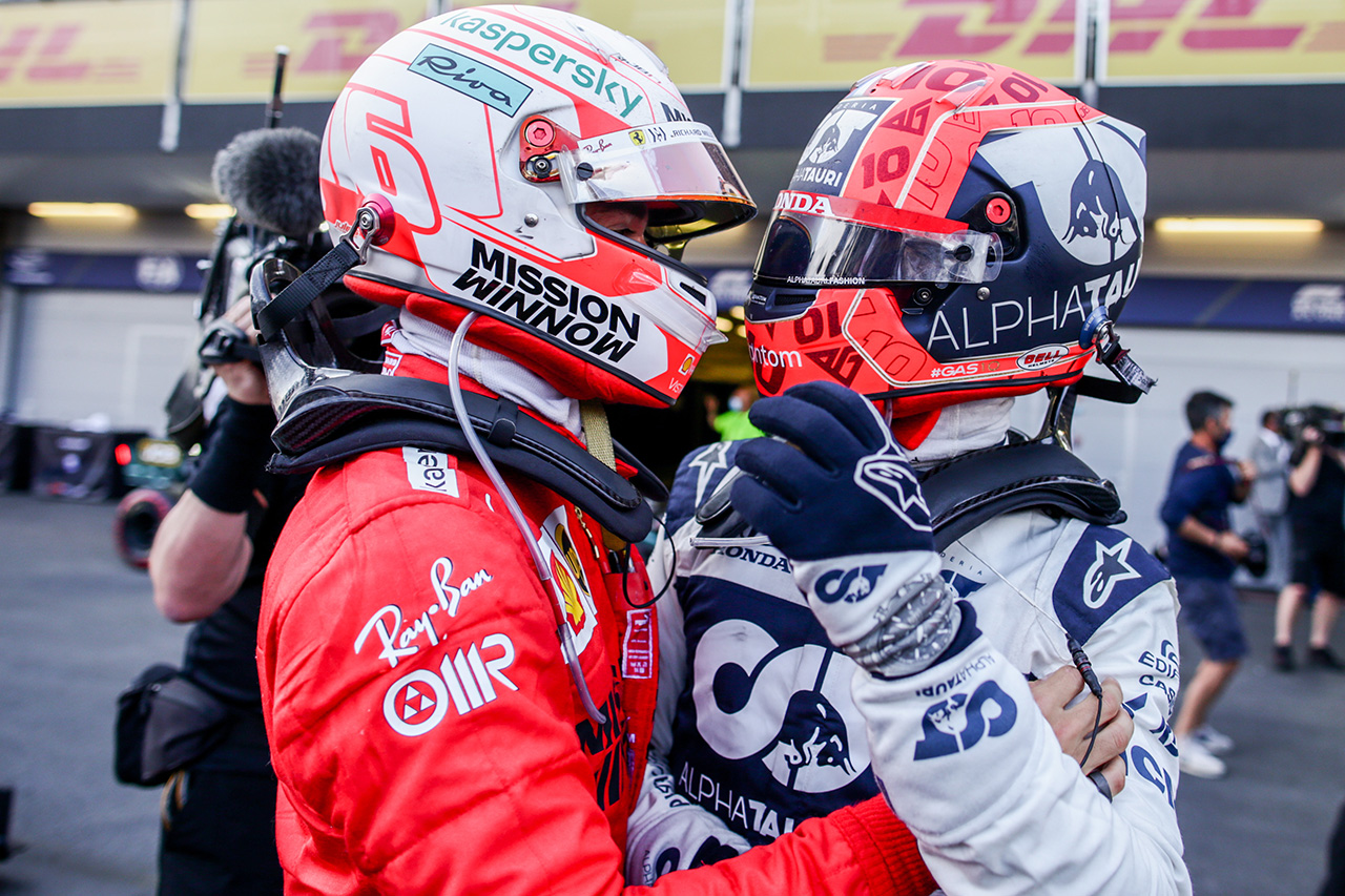 シャルル・ルクレールとピエール・ガスリー / 2021 F1 アゼルバイジャングランプリ