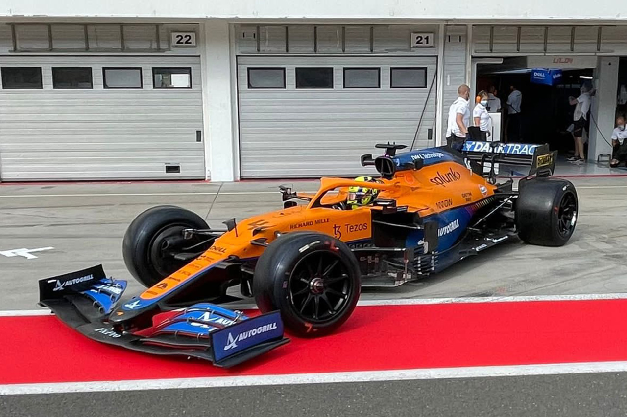 マクラーレン 18インチF1タイヤテスト