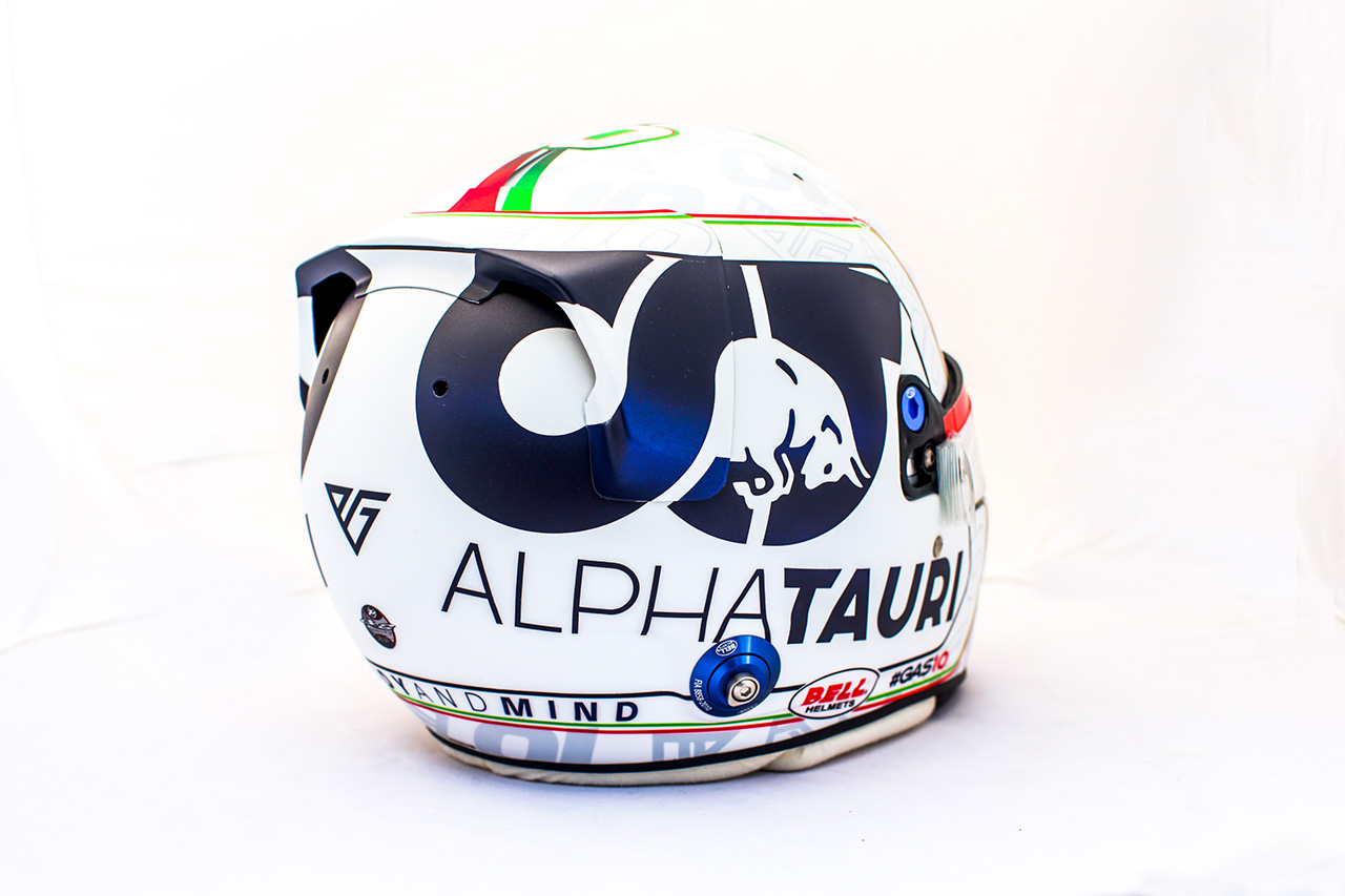 ピエール・ガスリー 2021年 F1イタリアGP スペシャルヘルメット / アルファタウリ・ホンダ