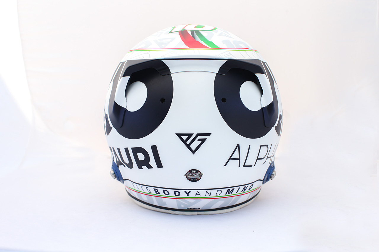 ピエール・ガスリー 2021年 F1イタリアGP スペシャルヘルメット / アルファタウリ・ホンダ