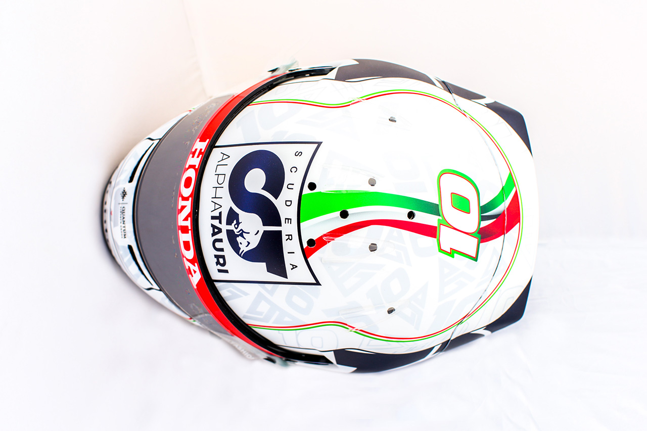 ピエール・ガスリー 2021年 F1イタリアGP スペシャルヘルメット / アルファタウリ・ホンダ
