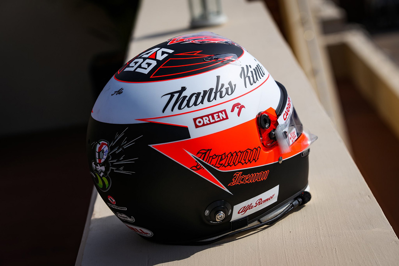 アントニオ・ジョビナッツィ(アルファロメオ) 2021年 F1アブダビGP ヘルメット