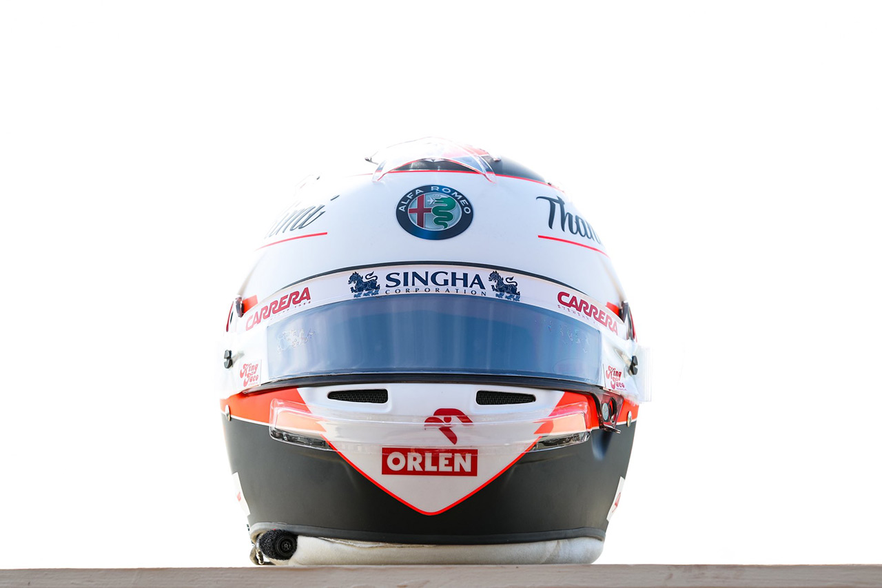 アントニオ・ジョビナッツィ(アルファロメオ) 2021年 F1アブダビGP ヘルメット