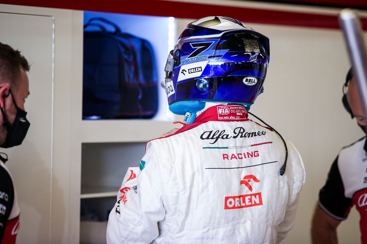 キミ・ライコネン 2021年F1アブダビGP ヘルメット