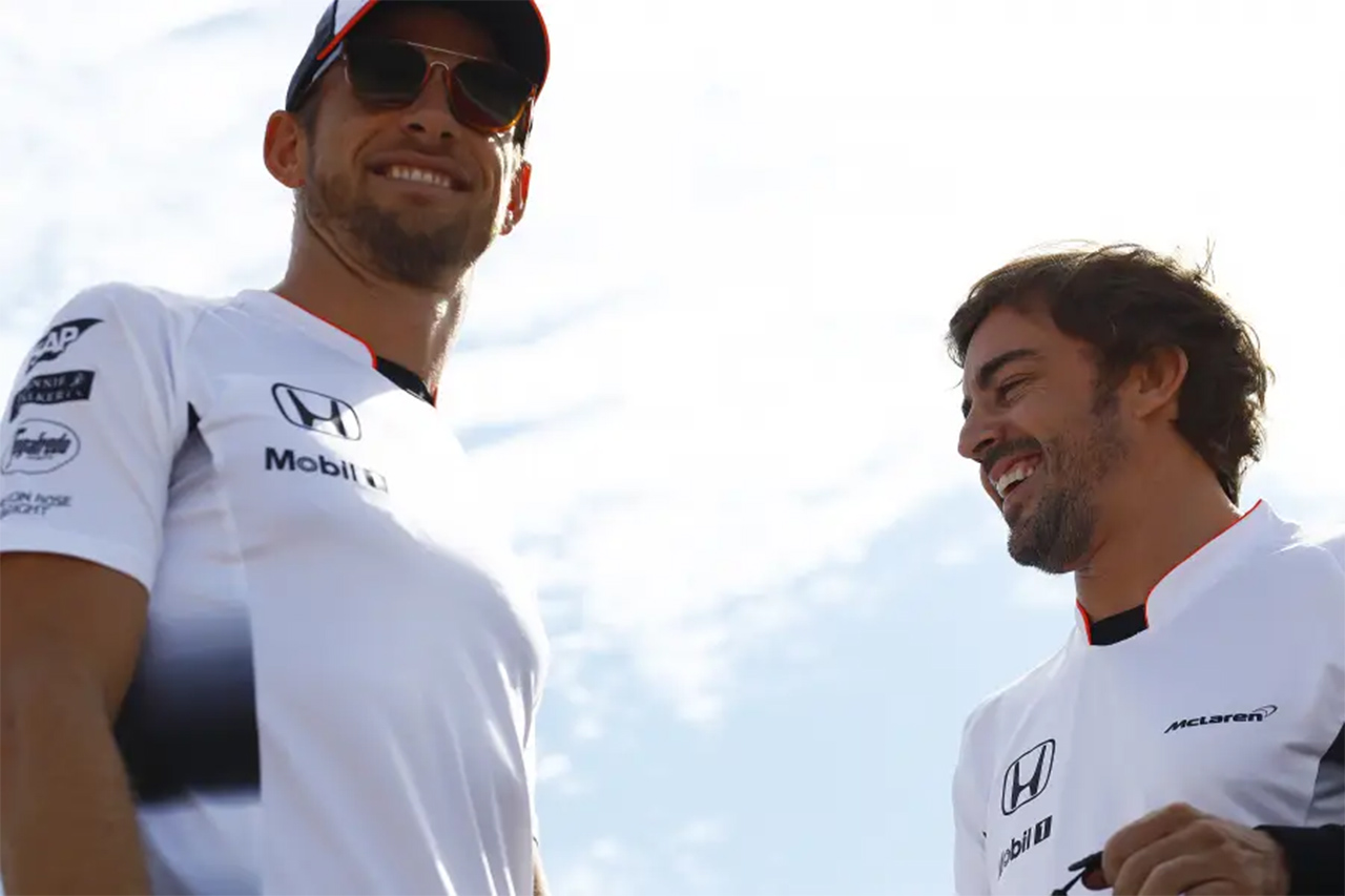 フェルナンド・アロンソとジェンソン・バトン(マクラーレン・ホンダ)