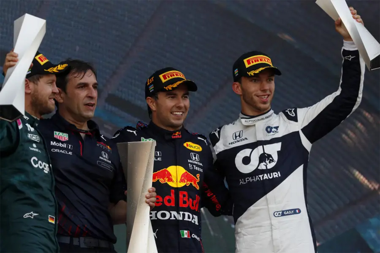 セルジオ・ペレス レッドブル・ホンダで初優勝