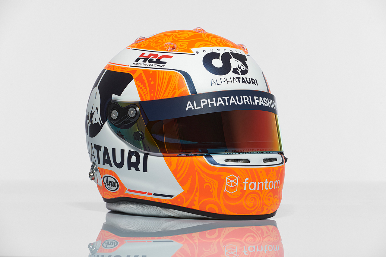 角田裕毅 2022年 F1ヘルメット(スクーデリア・アルファタウリ)