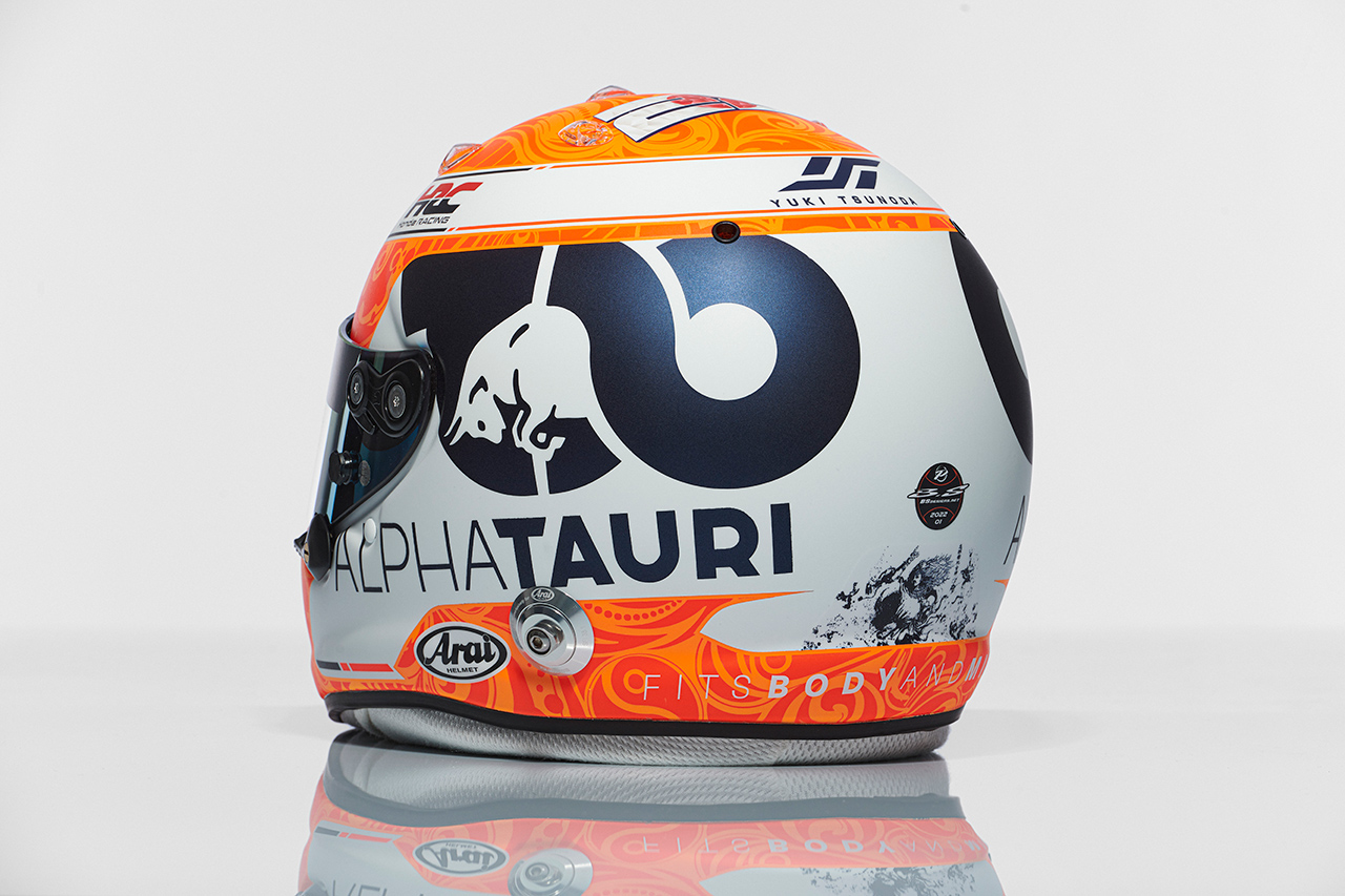 角田裕毅 2022年 F1ヘルメット(スクーデリア・アルファタウリ)