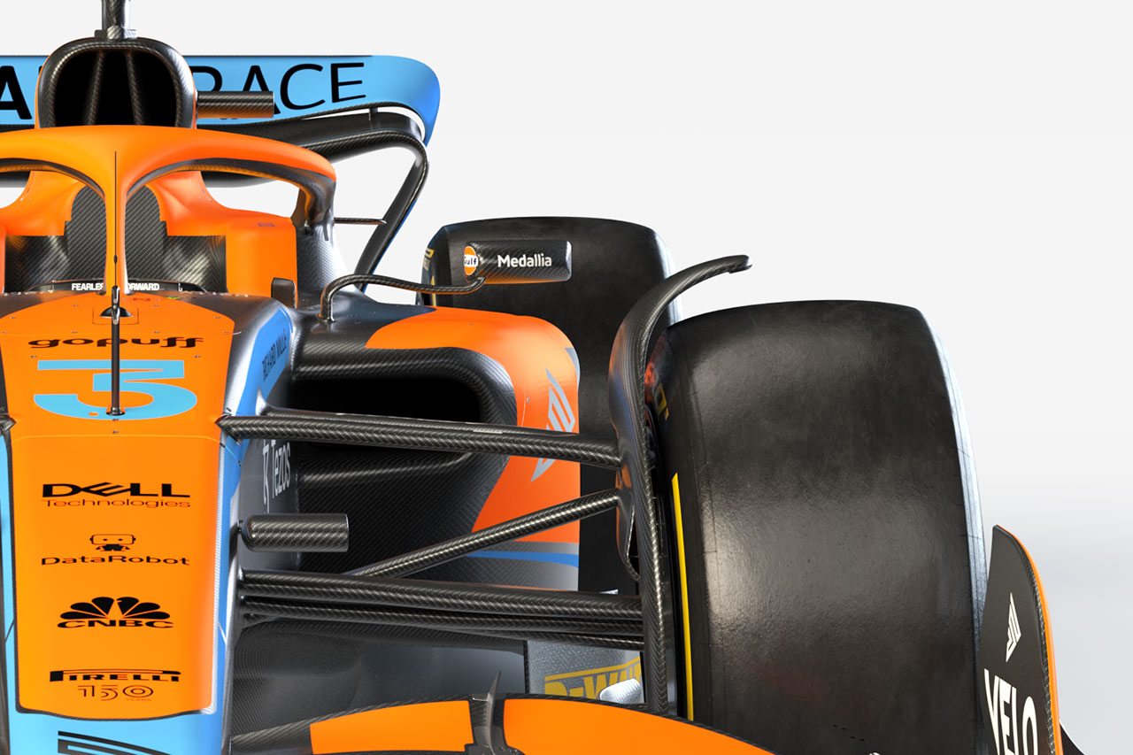 マクラーレン MCL36 前面