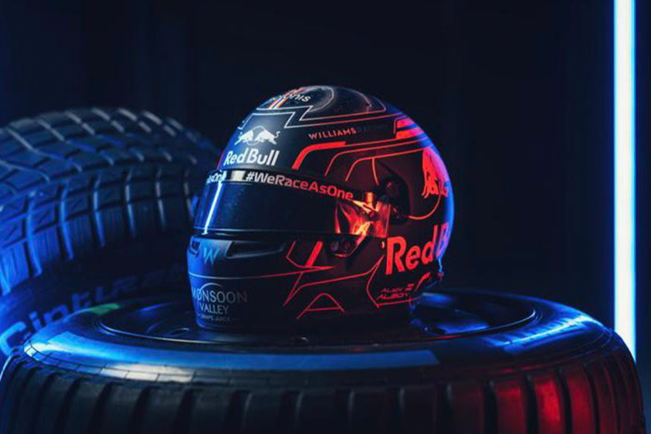アレクサンダー・アルボン 2022年 F1ヘルメット(ウィリアムズF1)