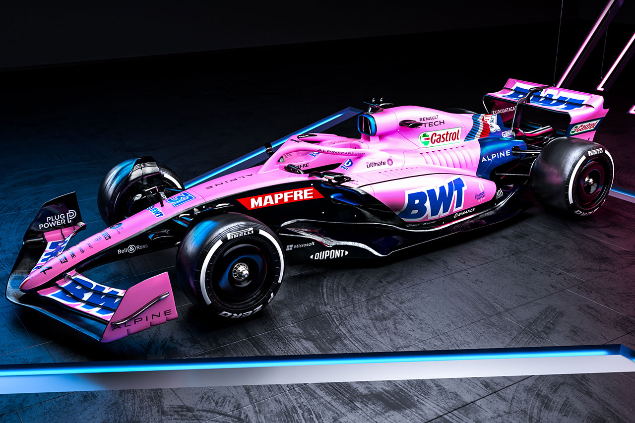 アルピーヌF1 A522(2022年 F1世界選手権 開幕2戦 特別カラーリング)