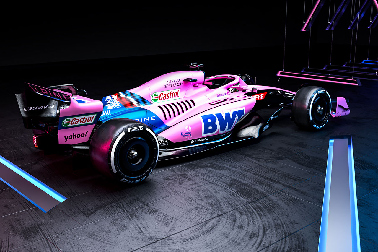 アルピーヌF1 A522(2022年 F1世界選手権 開幕2戦 特別カラーリング)