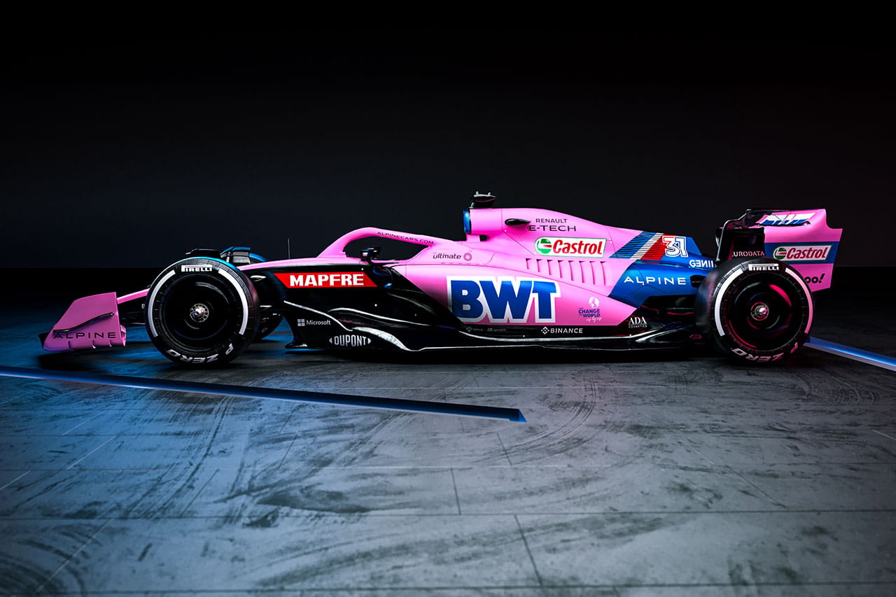 アルピーヌF1 A522(2022年 F1世界選手権 開幕2戦 特別カラーリング)