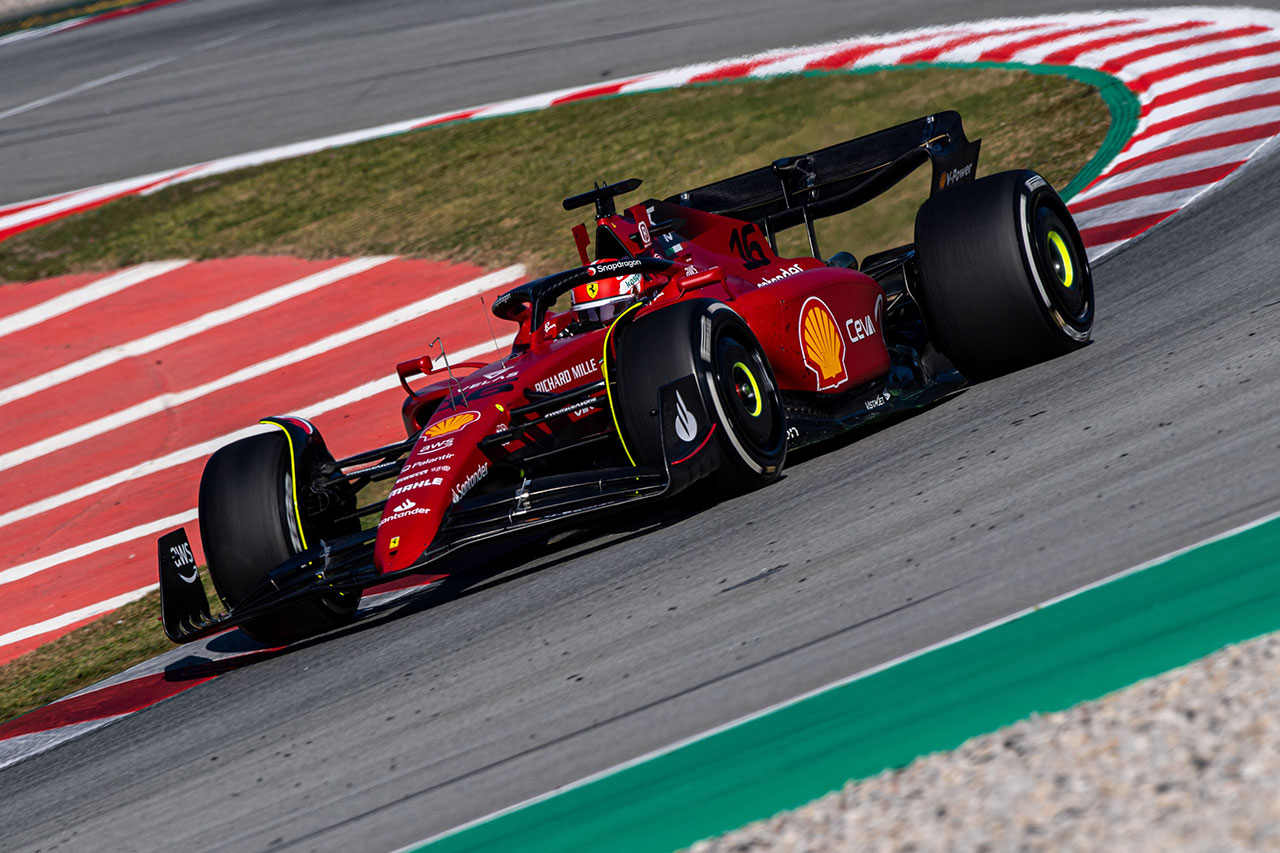 シャルル・ルクレール スクーデリア・フェラーリ F1075 / 2022年 F1バルセロナテスト 初日