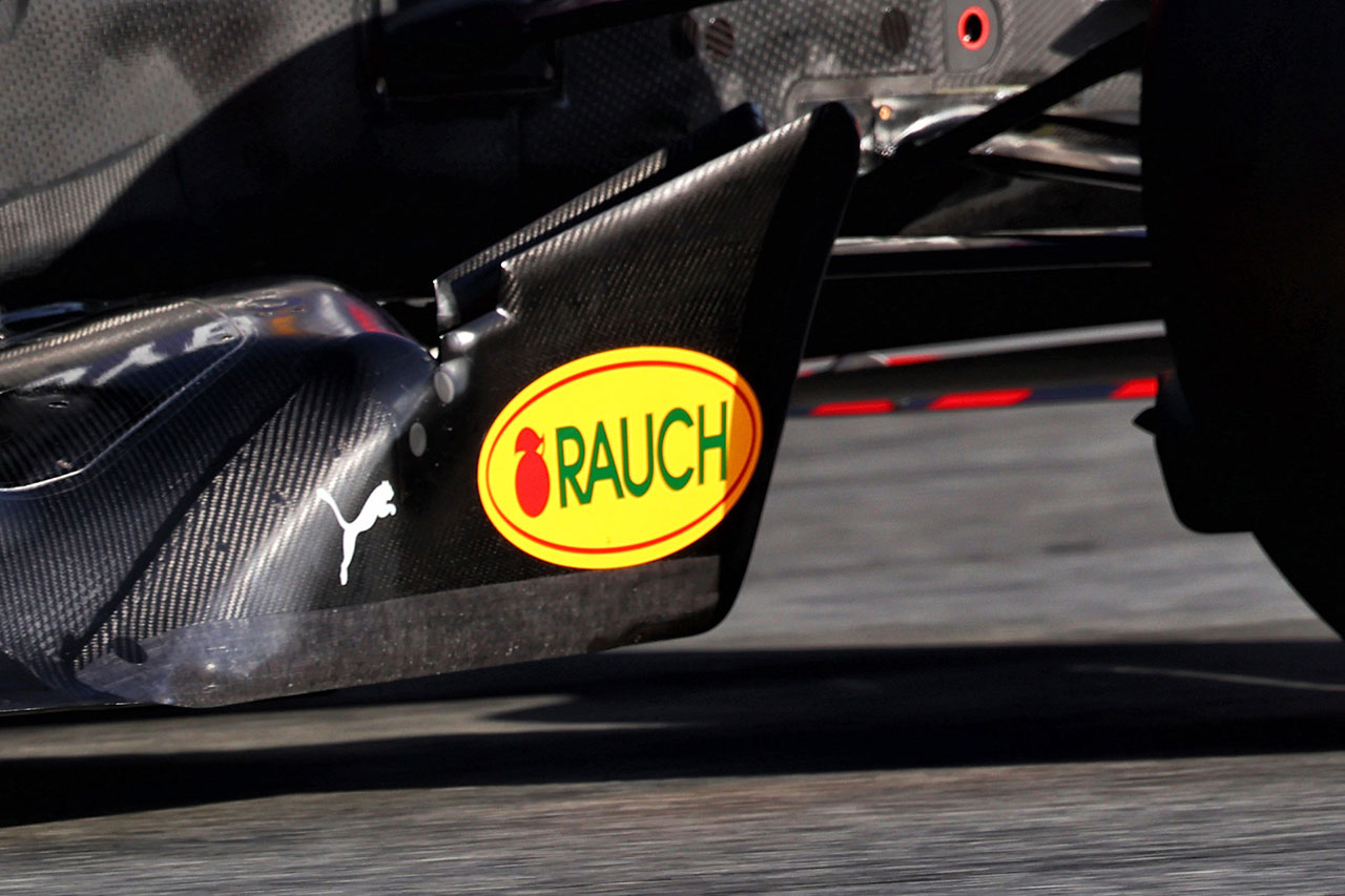 レッドブル RB18 フロア吸気口