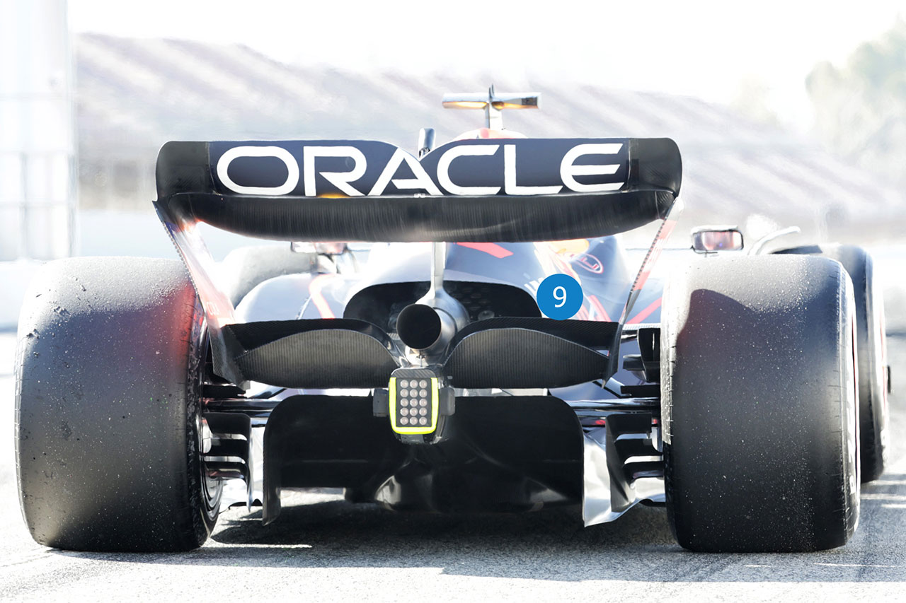 レッドブル RB18 ビームウイング