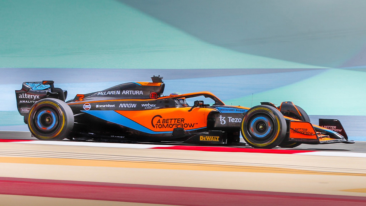 マクラーレン MCL36 (バーレーンテスト)