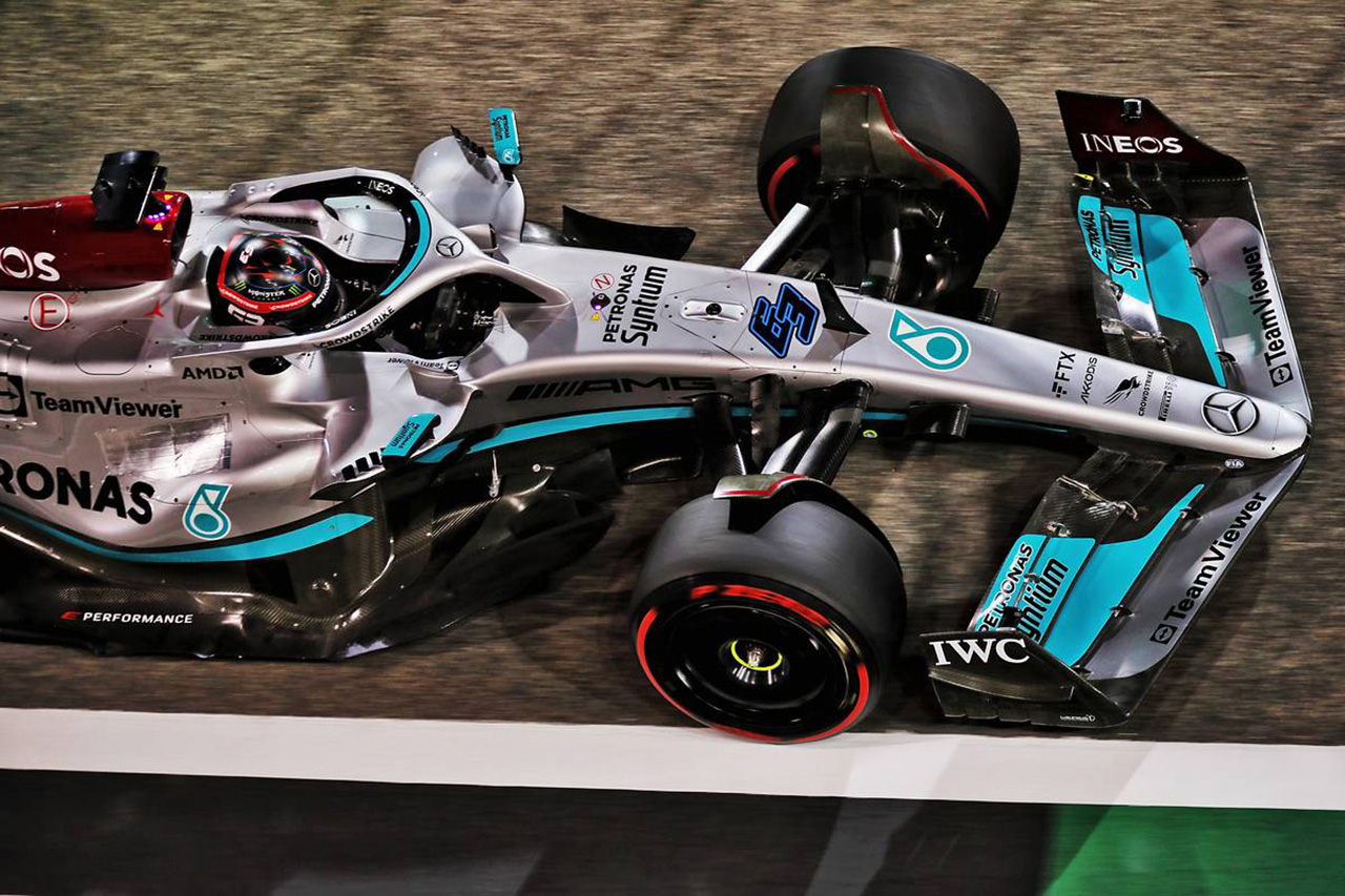 ジョージ・ラッセル メルセデスAMG・ペトロナス・モータースポーツ F1バーレーンテスト 3日目(最終日)