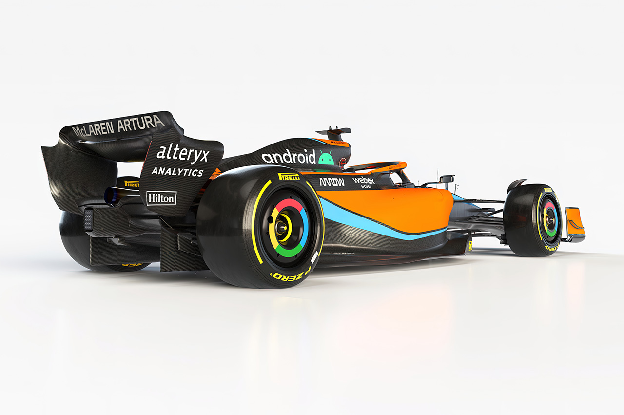 マクラーレンF1、Googleとの複数年のパートナー契約を発表…ホイールカバーがGoogle Chromeカラー