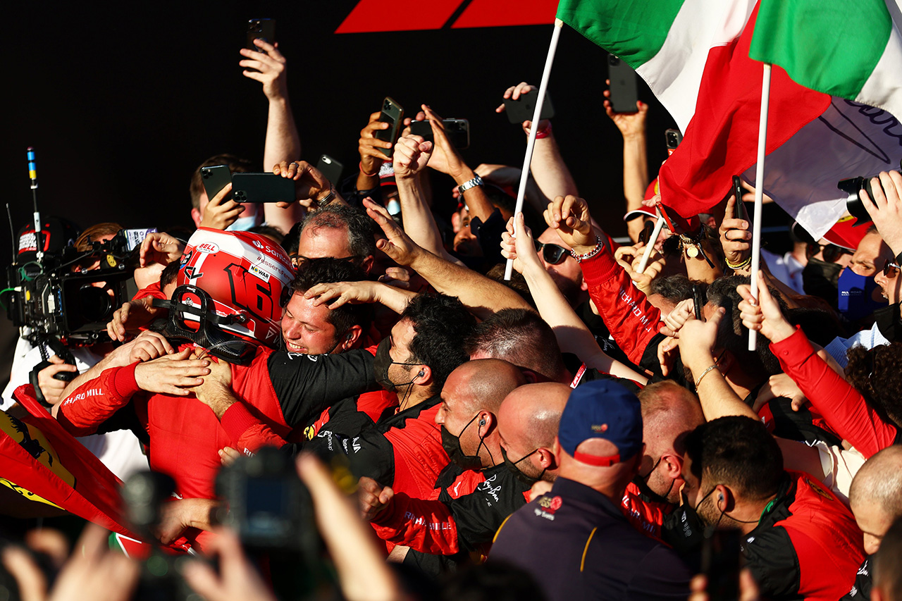 シャルル・ルクレール(スクーデリア・フェラーリ) 2022 オーストラリアグランプリ 優勝