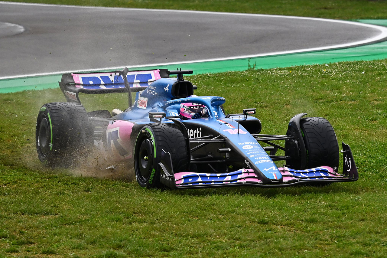 フェルナンド・アロンソ アルピーヌF1チーム エミリア・ロマーニャGP