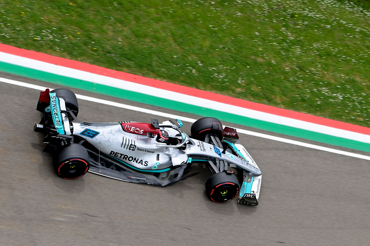 ジョージ・ラッセル メルセデスAMG・ペトロナス・モータースポーツ F1 エミリア・ロマーニャGP