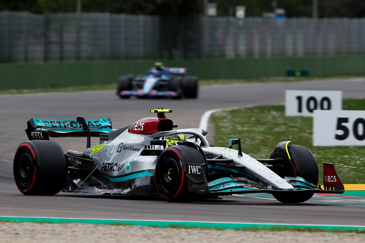 ルイス・ハミルトン メルセデスAMG・ペトロナス・モータースポーツ F1 エミリア・ロマーニャGP