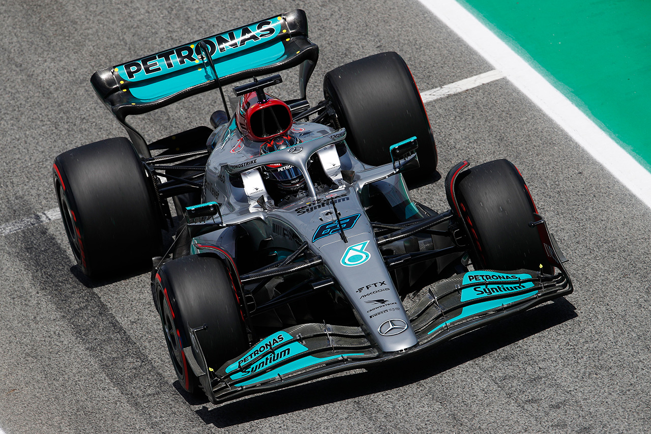 ジョージ・ラッセル メルセデスAMG・ペトロナス・モータースポーツ 2022年 F1 スペイングランプリ