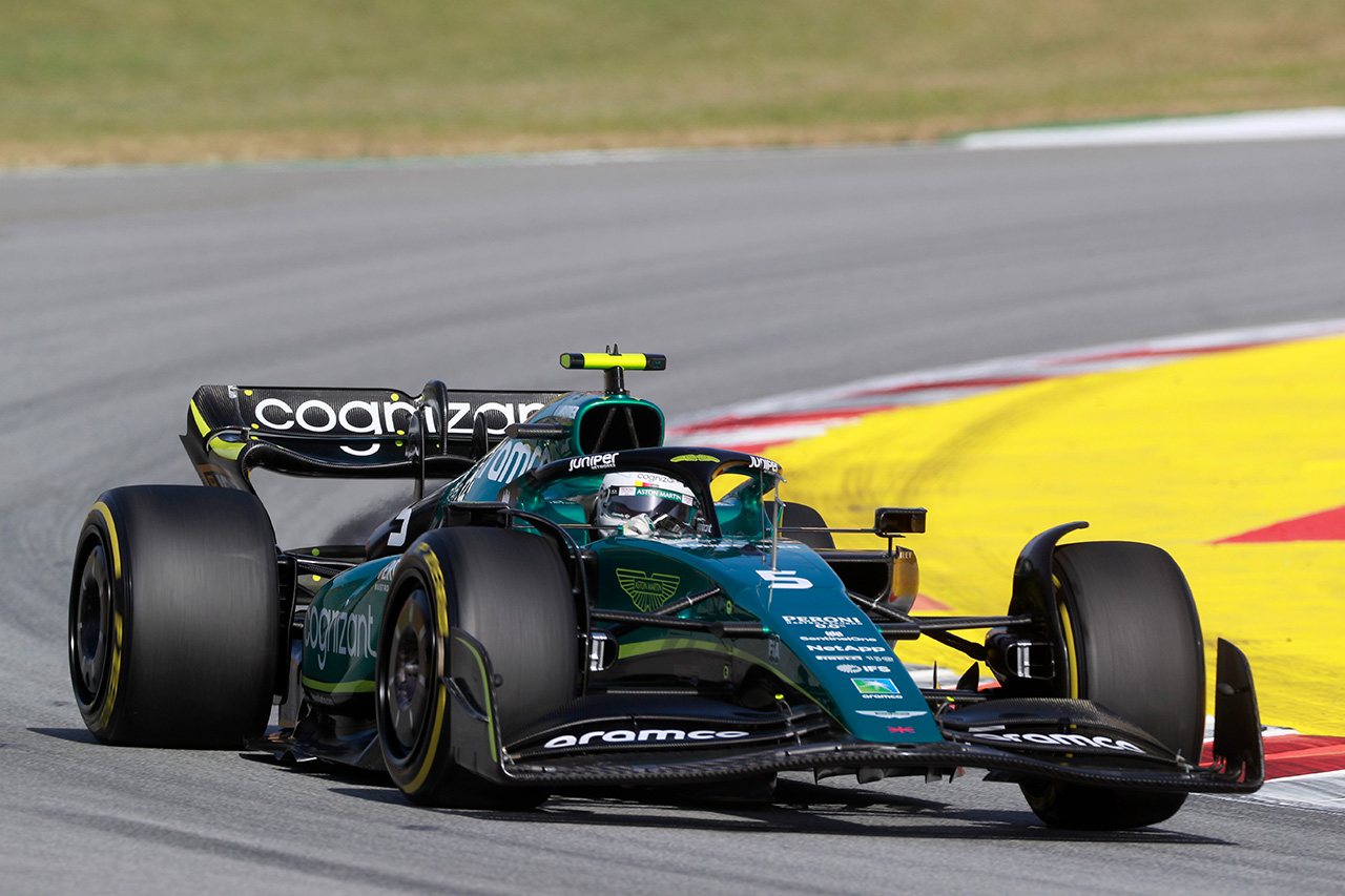 セバスチャン・ベッテル アストンマーティンF1 スペイングランプリ