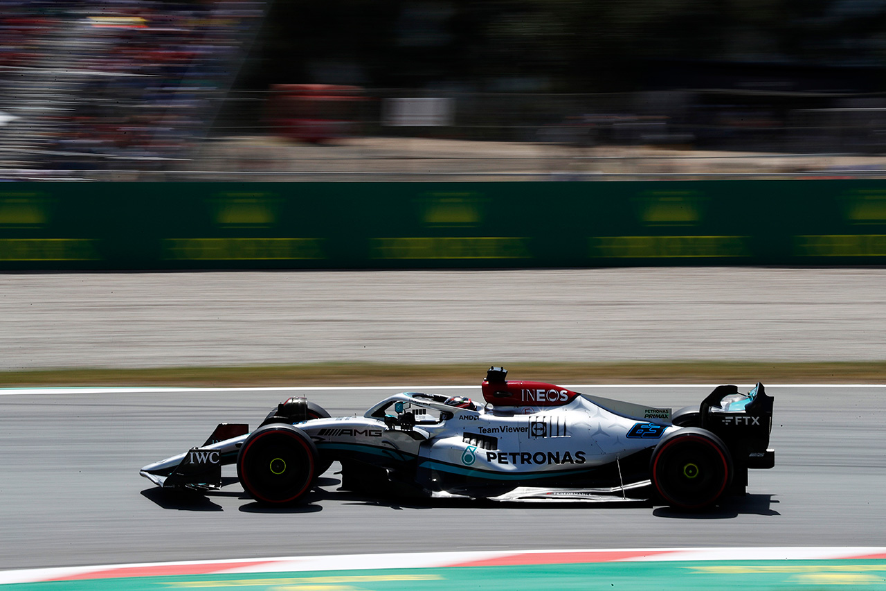 ジョージ・ラッセル(メルセデスAMG・ペトロナス・モータースポーツ) F1 スペイングランプリ