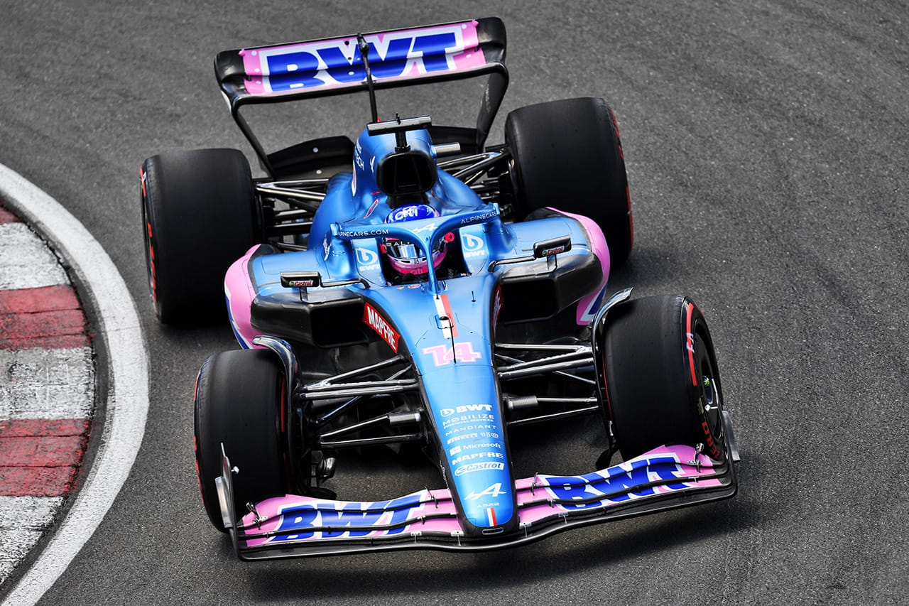 フェルナンド・アロンソ アルピーヌF1チーム カナダグランプリ